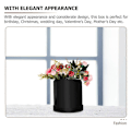 Miniatyrbild 2 av 3: 2 st Blomsterarrangemang Blomlåda Rund Låda för Frieri Bröllop Födelsedag