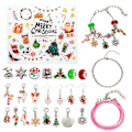 Miniatyrbillede 1 af 6: #Julekalender Juleoverraskelsesarmbånd Blind Box Julekalender#
