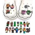 Miniatyrbillede 2 af 5: 20 stk. 3D Clog-sandaler Pynt (min verden), Sko Charms, Søde Sh