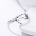 Miniatyrbillede 3 af 5: 925 Sterling Sølv Ring, Justerbar Åben Kattestil Ring Fas