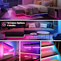 Miniatyrbilde 3 av 5: 5M LED-stripe, TASMOR Multicolor Musikk RGB LED-stripe med Fjernkontroll