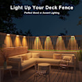 Miniatyrbillede 3 af 7: #LED solcelleanlæg solhegnlys udendørs vandtæt, LED perman#