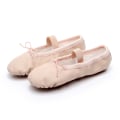 Miniatyrbild 2 av 5: Balettskor i Läder, Ballet Flats med Full Sula, Danstofflor för Flickor