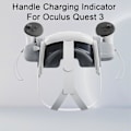 Miniatyrbilde 4 av 5: Ladedokk VR Headset Oppbevaringsstativ med Indikatorlys Brukervennlig VR Headset Ladestasjon for Meta Quest 3
