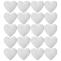Miniatyrbillede 2 af 2: 20 stk. Skumkugler Kunsthåndværk Skum Hjerte Model DIY Bryllup Valentinsdag Ornamenter