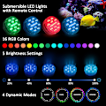 Miniatyrbillede 4 af 5: Neddykkelige LED-lys, (2 stk. Infrarød) IP68 Multi-farvet Swimming