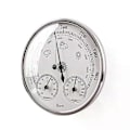 Miniatyrbillede 4 af 4: Dial Termometer Hygrometer med 130mm Termometer Hygrometer og Atmosfærisk Tryk Barometer Termometer Hygrometer med Ramme