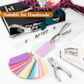 Miniatyrbillede 7 af 7: #4 stk. enkelt hulstans Metal enkelt hul papirstans Flere ark#