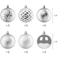 Miniatyrbilde 4 av 5: *1 stk julekuler knusebestandig julepynt til jul*