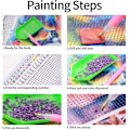 Pikkukuva 5 / 5: #DIY 5D Timanttimaalaussetti Täysi Timantti - 30x40cm (Linna)#