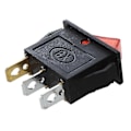 Miniatyrbillede 3 af 5: AC 16A/250V 20A/125V Rødt Lys Belyst On Off SPST Båd Rocker Switch x 5 Stk