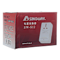 Miniatyrbillede 5 af 5: 100w 110v/120v Til 220v/240v Step-up&down Spændingsomformer Transformer Rejse Hvid