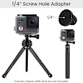 Miniatyrbilde 3 av 5: Tripodfesteadapter i aluminiumslegering med skrue for GoPro Session GoPro Hero GoPro Max DJI Osmo Insta360 Action Camera