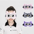 Pikkukuva 1 / 5: Eläinten unimaskit naisille, lapsille ja tytöille - Pehmeä silkkipäällysteinen 3D-unimaskit