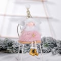 Miniatyrbilde 4 av 5: *Engel anheng juletre dekorasjon alv snøfnugg festdekor*