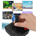 Miniatyrbild 4 av 5: Spelkontroll, analog joystick med enknappsfunktion och fyrvägsjoystick, ergonomisk design, klassisk retrojoystick för At