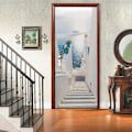 Miniatyrbild 2 av 5: Dörrdekal Trompe l'oeil Effekt 3D Tapet för Innerdörr Kontor Sovrum Vardagsrum Badrum Ocean 77x200