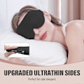 Miniatyrbillede 3 af 5: Sovemaske til sidesovere, lysblokerende 3D-sovemaske, blød åndbar øjenmaske til kvinder og mænd, afslappende nul-tryk natbind