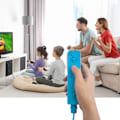 Miniatyrbillede 5 af 5: 2 Højre WII Controllers Fjernbetjeningsspil Wii Controller med