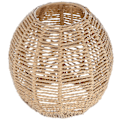 Miniatyrbillede 2 af 2: Hjemmebelysning Rattan Lampeskærm Håndlavet Vævet Lysekrone Retro Lampeskærm