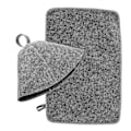 Miniatyrbild 2 av 4: 1 Set Vattenabsorberande Bastuhatt Återanvändbar Bastuhatt Kit Bastuhatt Stilfull Bastuhatt Pad Kit