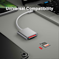 Miniatyrbillede 3 af 5: USB 3.0 til CF/SD/Storage Card 3-i-1 Kortlæser Plug-and-Play Højhastigheds Driverfri Flash Drive Disk Kortlæser Adapter