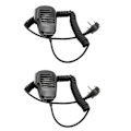 Miniatyrbilde 1 av 5: 2X Skuldermikrofon Håndmikrofon med PTT for Standard Bærbar Toveisradio VX-231 EVX-531
