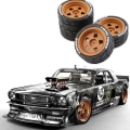 Miniatyrbild 1 av 5: #4st/set Klassiska Driftdäck RC-Däck för 1/10 Ken Block RV Rally Ford Mustang 1965 RC-Bil Modifieringsdel#