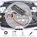 Miniatyrbillede 5 af 5: 1 stk. Bilbatteritester 12V Bilbatteri Belastningstester Test Batteritilstand og Generatoropladning Passer til Bil Lastbil Motorcykel ATV SUV Båd (Sort #2