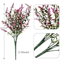 Miniatyrbild 7 av 8: #Konstgjorda Växter Konstgjorda Blommor Utomhus, UV-Resistenta Buskar,f#