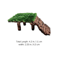 Miniatyrbillede 3 af 3: Dekorativ Skildpadde Rampe Slidstærk Skildpadde Dock Husholdnings Solplatform Skildpadde Tilbehør