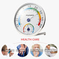 Miniatyrbilde 3 av 5: Termometer Hygrometer Innendørs Utendørs Analog Overvåking Temperatur