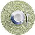 Pikkukuva 5 / 5: Pöytätabletit, pyöreät PP-punotut tabletit, 6 kpl, pestävät, lämmönkestävät, liukumattomat, 36 cm (vihreä)