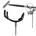 Miniatyrbilde 2 av 5: Y-formet mikrofon C-stativ i metall Audio Mic Boom Pole Støtteholder Brakett