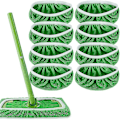 Miniatyrbild 1 av 5: 8 st Återanvändbara Mikrofibermoppdynor för Swiffer Sweeper Mopp, Torrsopningsdukar & Våta Moppdukar