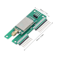 Miniatyrbild 4 av 5: för Flipper Modifieringsmodul PCB GPIO-modul NRF24-kort med Antenn för Sniffer Mouse Jacker
