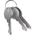 Miniatyrbillede 3 af 3: 10 stk. 1,6x25 mm flade ringe til nøgleringe, runde splitringe Me