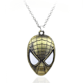 Miniatyrbillede 4 af 5: Spiderman Maske Logo Nøglering Halskæde i Legering (Sort)