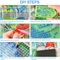Pikkukuva 4 / 5: #Timanttimaalaussetti 5D DIY, 16x12 tuumaa, Lumikylä#