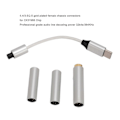 Pikkukuva 3 / 5: USB C - AUX -kuulokeliitäntäadapteri, tukee 32 bittiä 384 kHz PCM USB Type C -liitännästä 2,5 mm:n, 3,5 mm:n ja 4,4 mm:n kuulokeliitäntäadapteriin