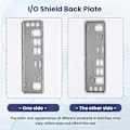 Miniatyrbillede 5 af 5: I/O-skærm bagplade til B250C B75 12USB B75 8USB Mining bundkort IO Baffle Chassis Bracket