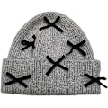 Miniatyrbillede 1 af 4: Strikkede Beanies Huer med Sløjfe Vinter Ørebeskyttelse Hue Blød Varm Vindtæt Skullies Huer Strikket Hue til Kvinder og Mænd