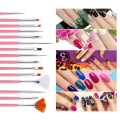 Miniatyrbild 3 av 7: #(Vit) Nagelsmyckesdesign Tillbehör Nagelsmyckesborste Set#