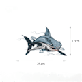 Miniatyrbilde 4 av 5: #Skummel Hai Bilsticker#