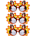 Miniatyrbilde 3 av 4: *3 stk Thanksgiving solbriller Tyrkia briller Kreative Thanksgi*