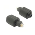 Miniatyrbillede 4 af 5: #5 stk. Mini 3,5 mm Jack til Toslink Han til Hun Optisk Forbindelse Lydadapter til Fremragende Lydkvalitet - Pakke#