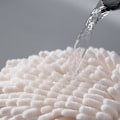 Miniatyrbillede 4 af 5: (Hvid) Sæt med 1 Chenille Håndklæde, Mikrofiber Badehåndklæde