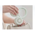 Miniatyrbillede 2 af 5: Mini Hals Lille Ventilator USB Udendørs Foldeventilator Roterer 360 Grader Lille Ventilator