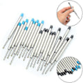 Miniatyrbillede 4 af 4: 10 stk. blå blæk Parker Style Standard 1,0 mm kuglepen refills spids medium