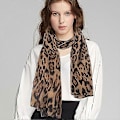 Miniatyrbillede 2 af 4: Leopard Tørklæde Dame Elegant Chiffon Silketørklæde 85x180 cm Tidløst og Alsidigt Design til Alle Lejligheder Ideel til Moderne Kvinder